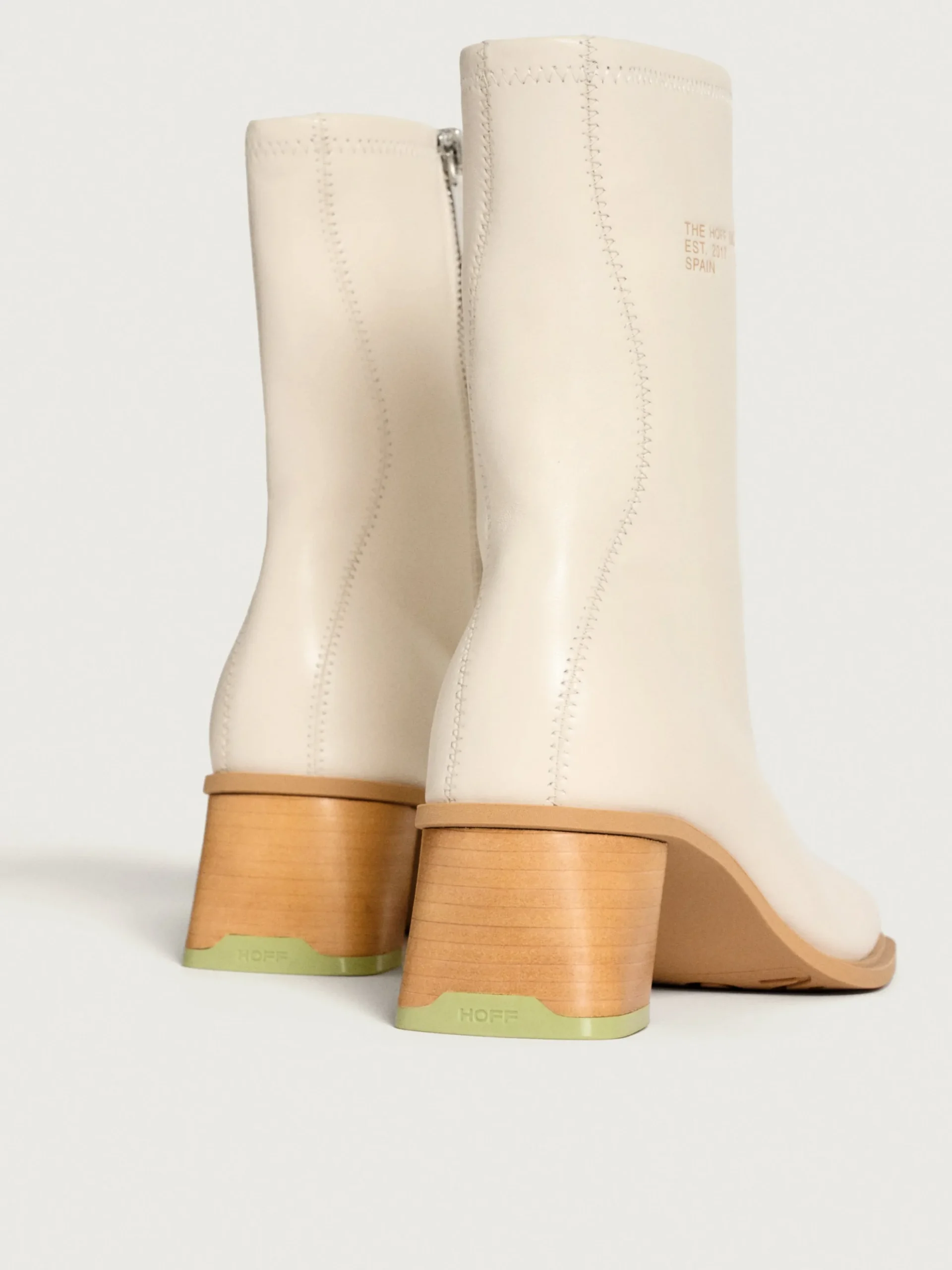 Mujer HOFF Botas Y Botines|BOTÍN TACÓN DATE OFF WHITE