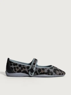 Mujer HOFF Zapato Plano|MARY JANE SCALA ANIMAL PRINT GRIS