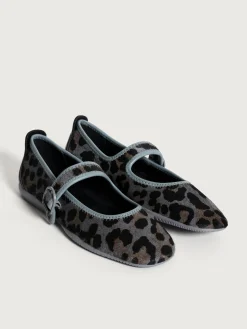 Mujer HOFF Zapato Plano|MARY JANE SCALA ANIMAL PRINT GRIS