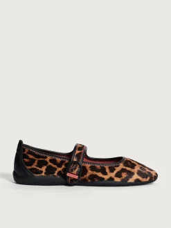 Mujer HOFF Zapato Plano|MARY JANE SCALA ANIMAL PRINT MARRÓN