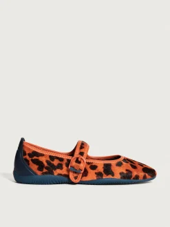 Mujer HOFF Zapato Plano|MARY JANE SCALA ANIMAL PRINT NARANJA