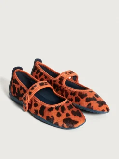 Mujer HOFF Zapato Plano|MARY JANE SCALA ANIMAL PRINT NARANJA