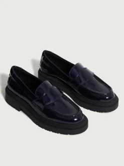 Mujer HOFF Zapato Plano|MOCASÍN SCHOOL AZUL