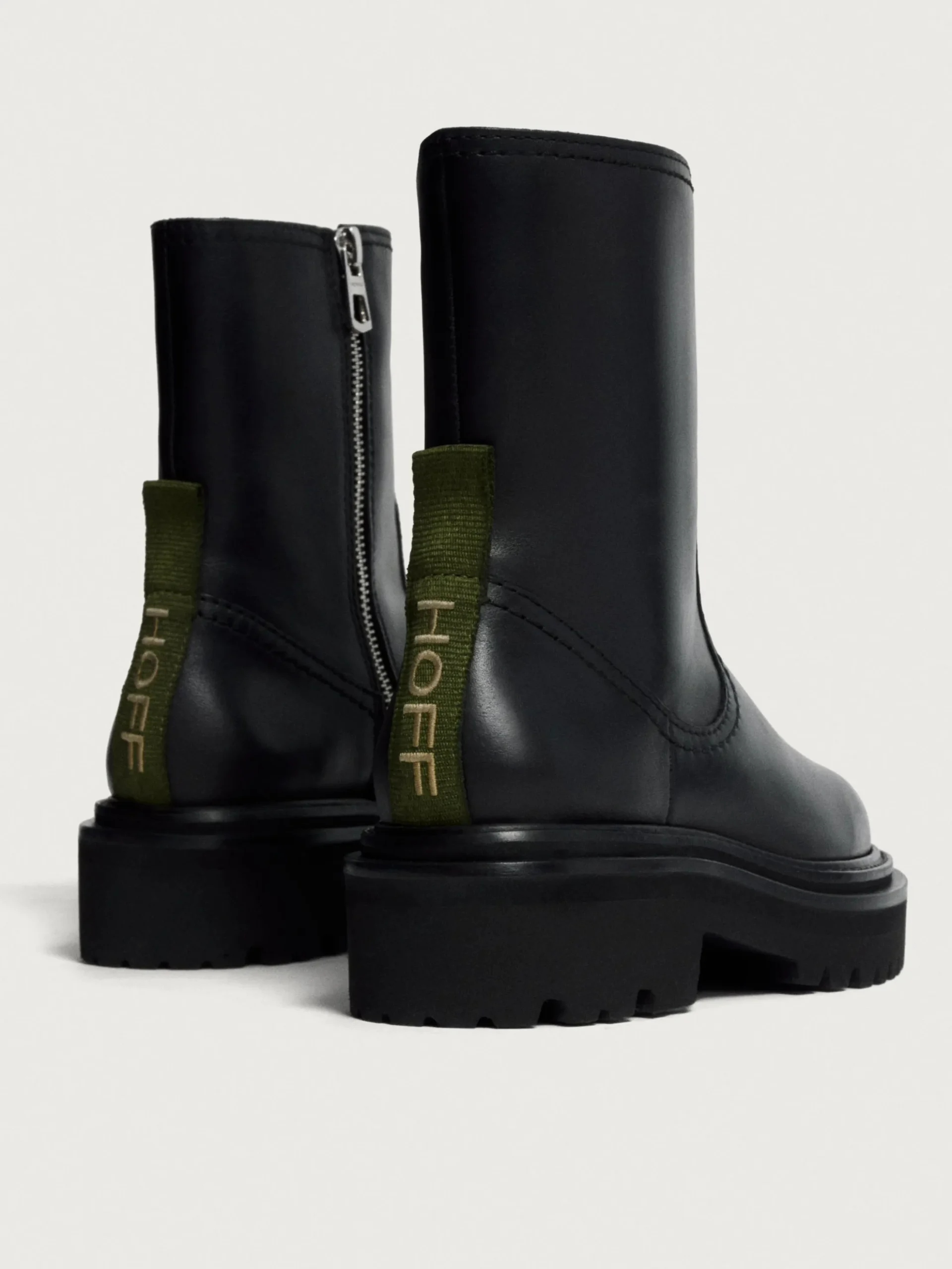 Mujer HOFF Botas Y Botines|OFFICE BLACK LEATHER BOOT