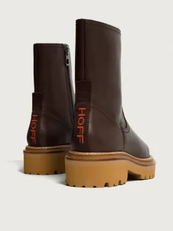 Mujer HOFF Botas Y Botines|OFFICE BROWN LEATHER BOOT