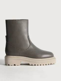 Mujer HOFF Botas Y Botines|OFFICE GRAY LEATHER BOOT
