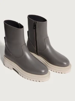 Mujer HOFF Botas Y Botines|OFFICE GRAY LEATHER BOOT