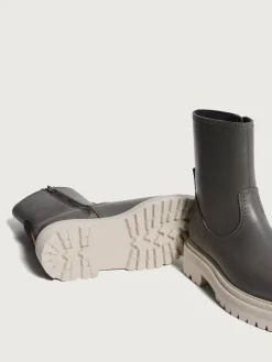 Mujer HOFF Botas Y Botines|OFFICE GRAY LEATHER BOOT
