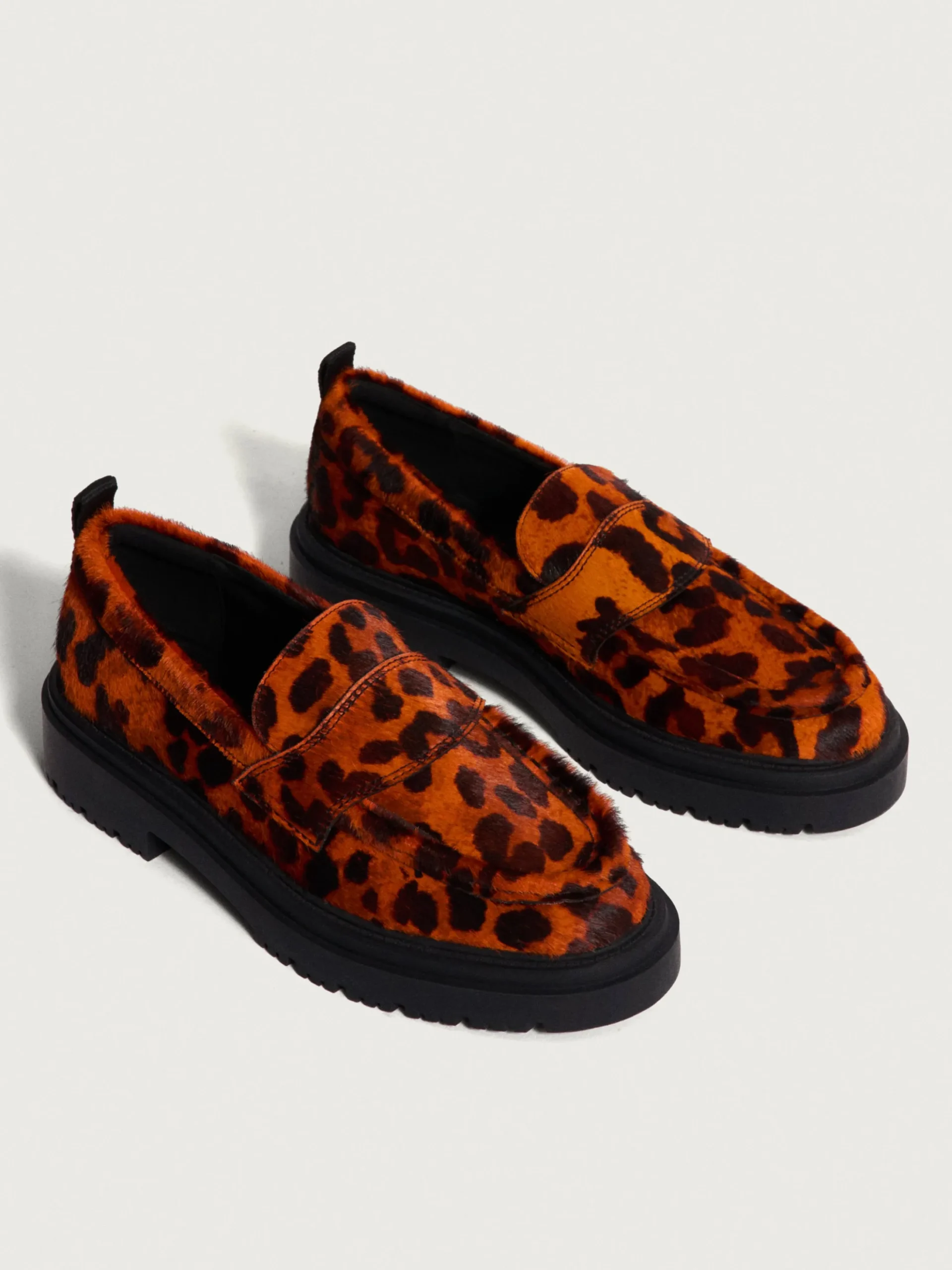 Mujer HOFF Zapato Plano|SCHOOL ANIMAL PRINT ORANGE LOAFER