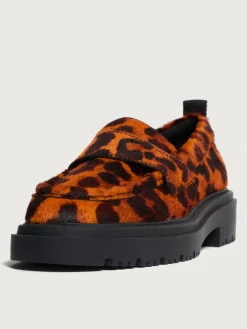 Mujer HOFF Zapato Plano|SCHOOL ANIMAL PRINT ORANGE LOAFER