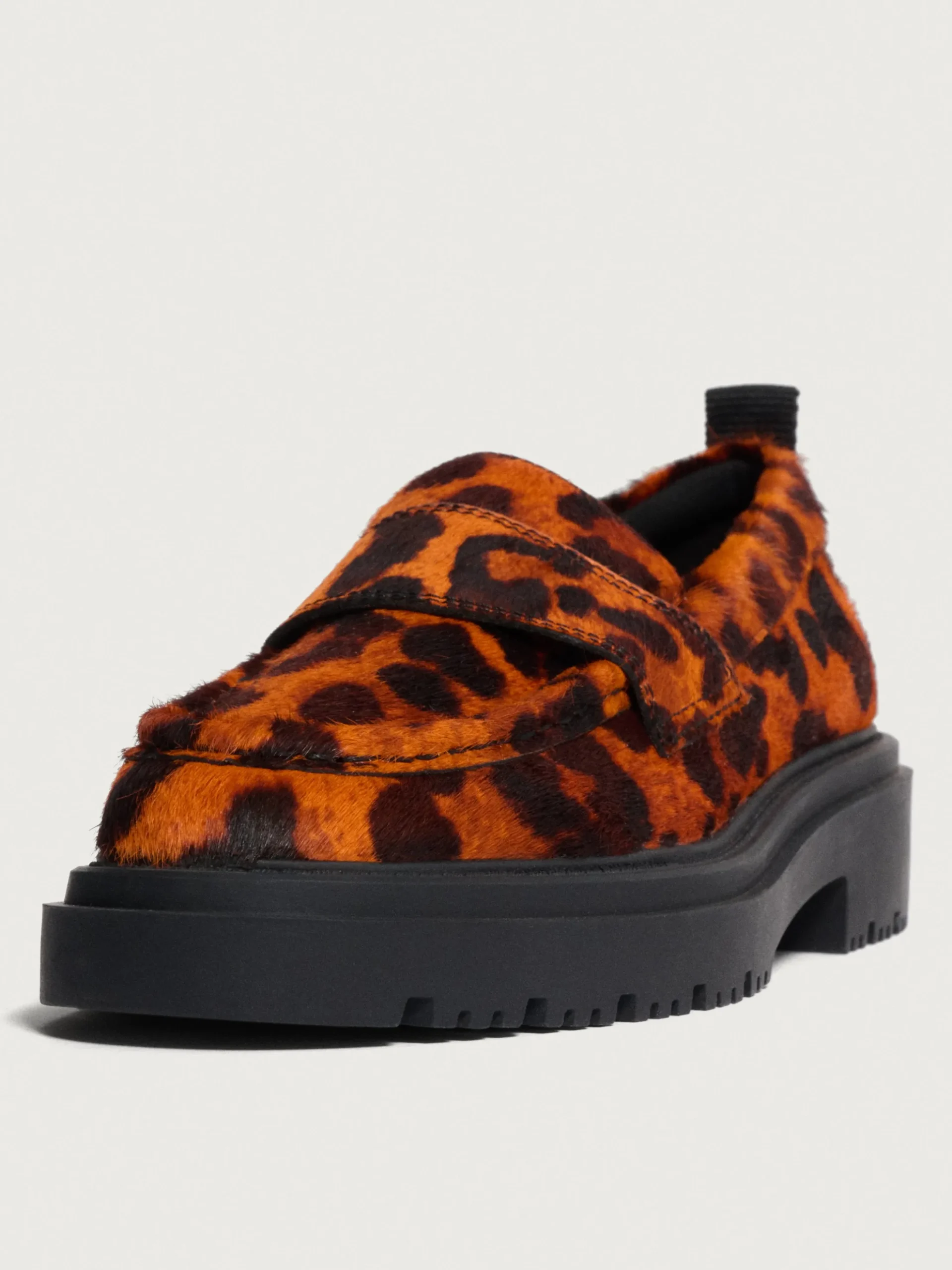 Mujer HOFF Zapato Plano|SCHOOL ANIMAL PRINT ORANGE LOAFER